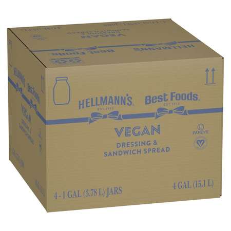 HELLMANNS Hellmann's Spread Vegan Mayonnaise 1 gal., PK4 048001010727